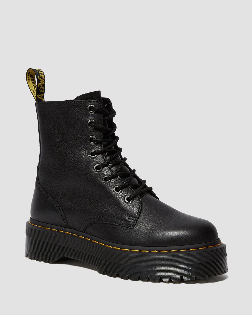 Dr Martens Jadon Pisa Kožené Topánky Na Platforme Damske ( Čierne ) SK 827-KMCIHL